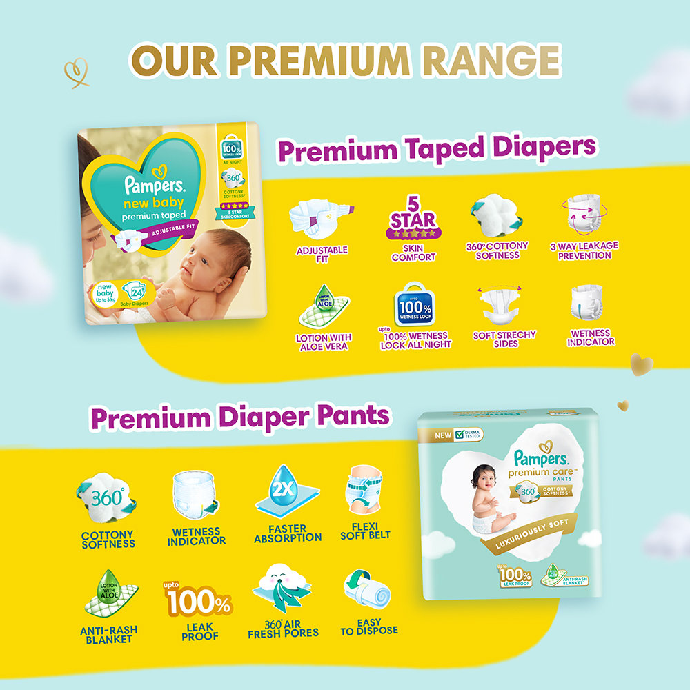 Pampers New Baby Taped Diapers, 72 Count, Pack of 1 Pampers New Baby Taped Diapers, 72 Count, Pack of 1