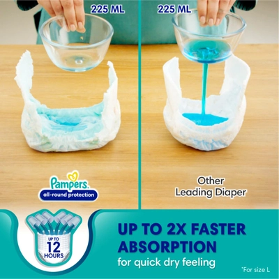 Pampers All-Round Protection Diaper Pants XL, 112 Count (2 x 56 Diapers), Pack of 1