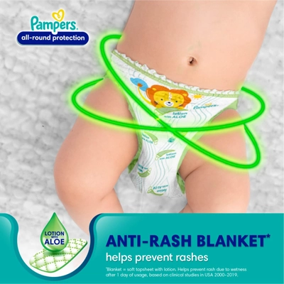 Pampers All-Round Protection Diaper Pants XL, 112 Count (2 x 56 Diapers), Pack of 1