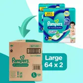 Pampers All-Round Protection Diaper Pants Large, 128 Count, Pack of 1