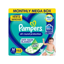 Buy Pampers Premium Care Pants, Medium Size Baby Diapers (MD), 108