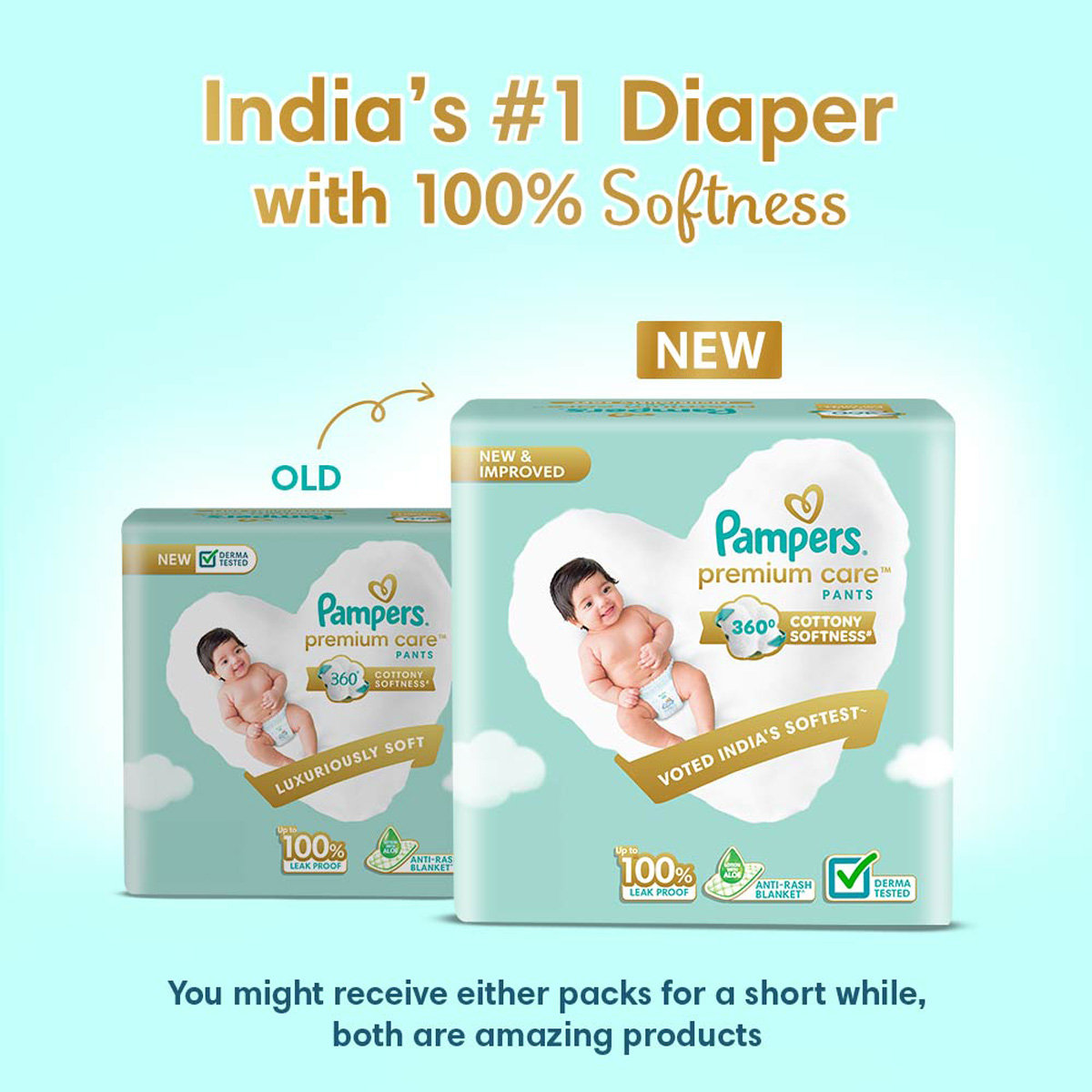 Pampers Premium Care Diaper Pants Small, 140 Count, Pack of 1 Pampers Premium Care Diaper Pants Small, 140 Count, Pack of 1