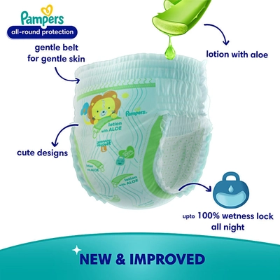 Pampers All-Round Protection Diaper Pants Medium, 22 Count, Pack of 1