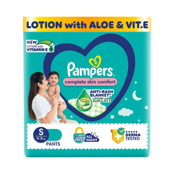 Pampers Complete Skin Comfort Diaper Pants Small, 28 Count, Pack of 1