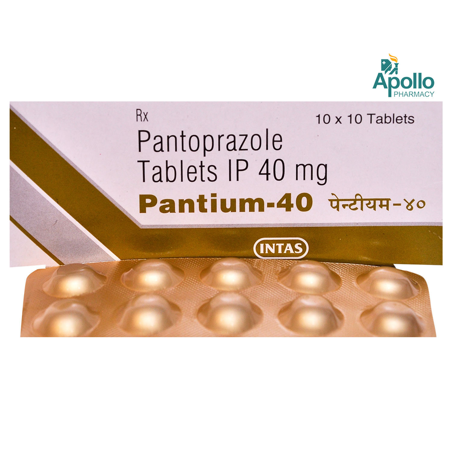 Pantium 40 Tablet 10's Price, Uses, Side Effects, Composition - Apollo ...