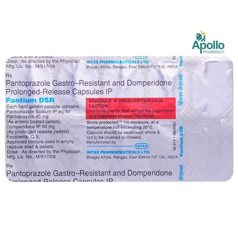 Buy Pantium DSR Capsule online | Uses, Side Effects, Price and ...
