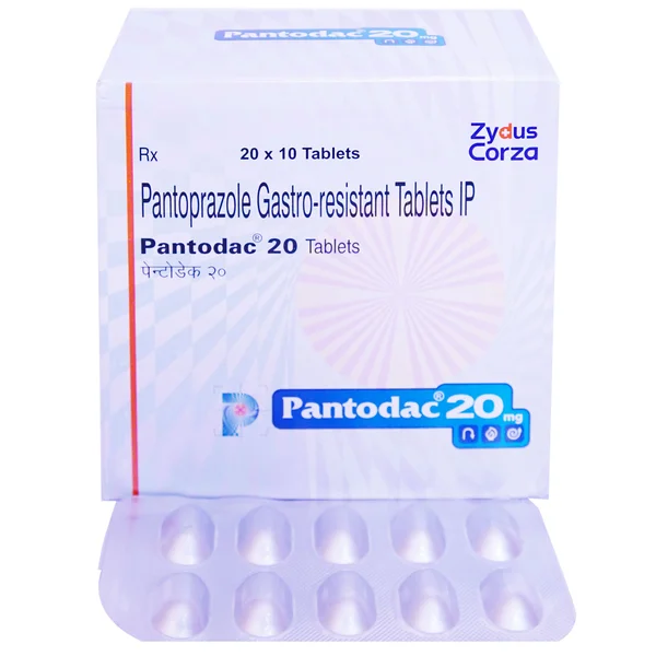 Pantodac 20 mg Tablet 10's, Pack of 10 TABLETS