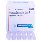 Pantodac 20 mg Tablet 10's, Pack of 10 TABLETS