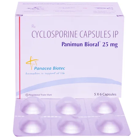 Panimun Bioral 25 mg Capsule 6's