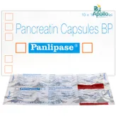 Panlipase Capsule 10's, Pack of 10 CAPSULES