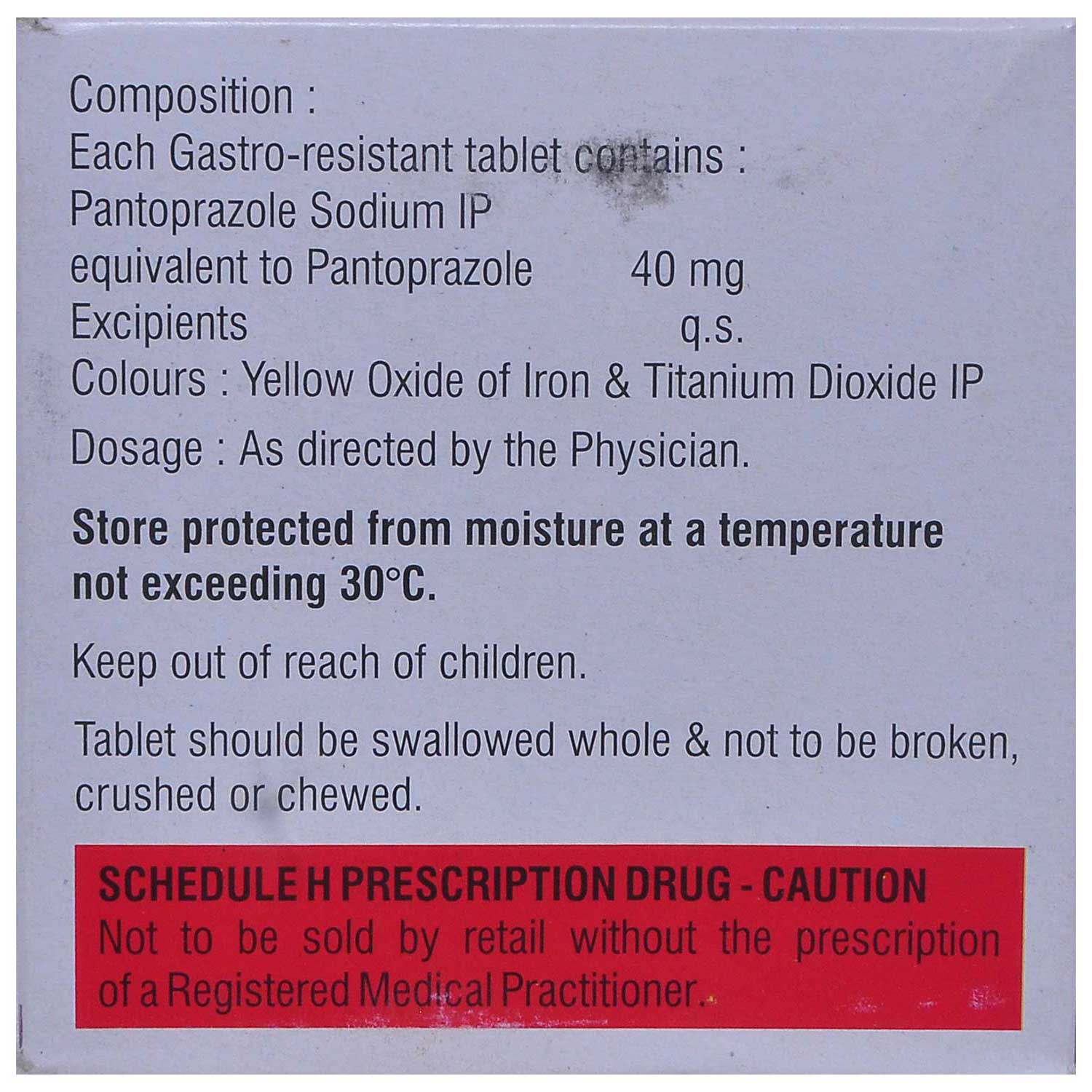 Pansa 40 mg Tablet 10's, Pack of 10 TABLETS Pansa 40 mg Tablet 10's, Pack of 10 TABLETS