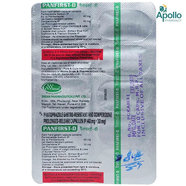 Panfirst D Tablet 10's