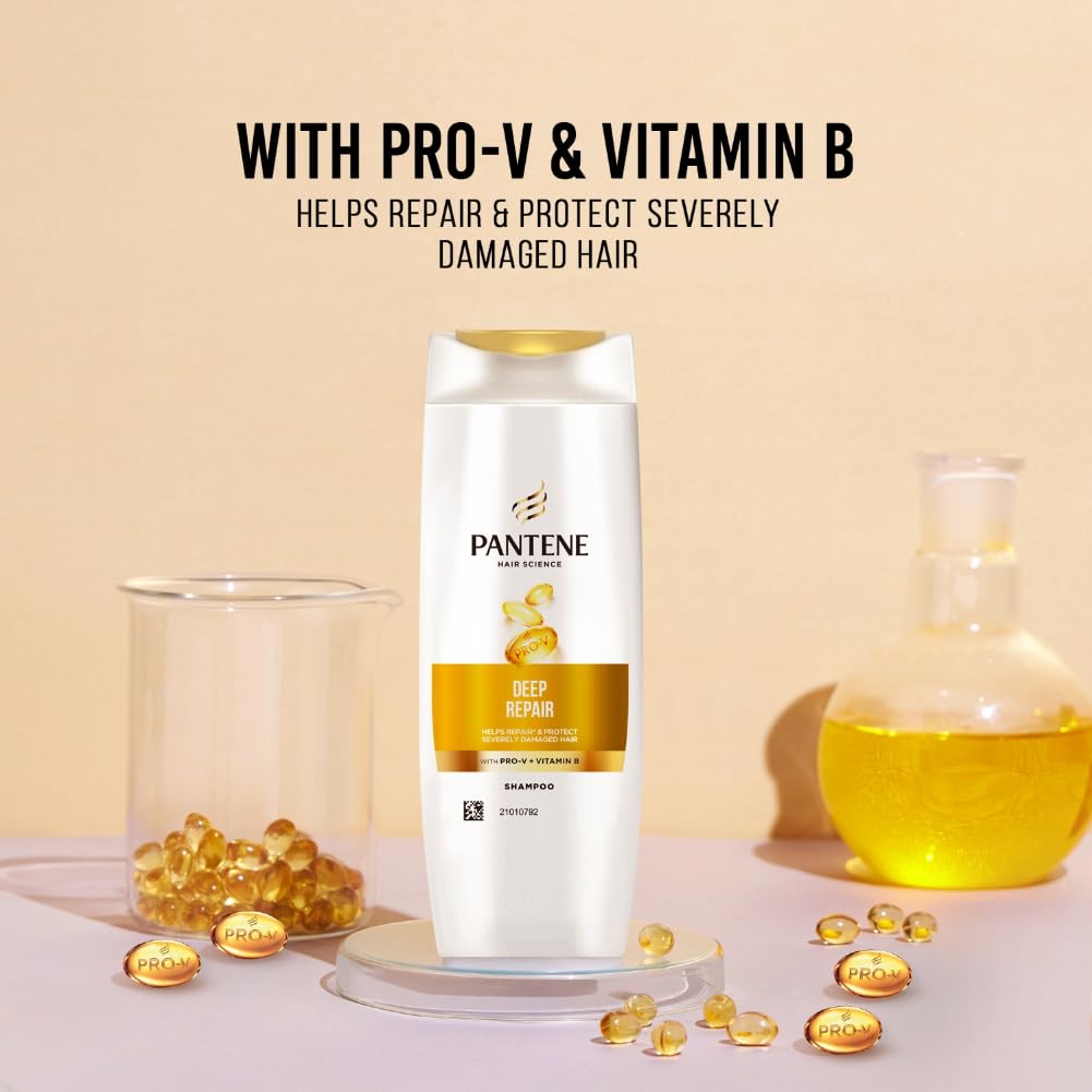 Pantene Pro-V Hair Science Deep Repair Shampoo, 180 ml, Pack of 1 Pantene Pro-V Hair Science Deep Repair Shampoo, 180 ml, Pack of 1