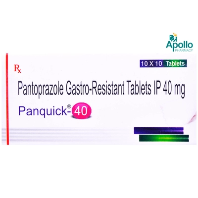 Panquick 40 mg Tablet 10's, Pack of 10 TabletS