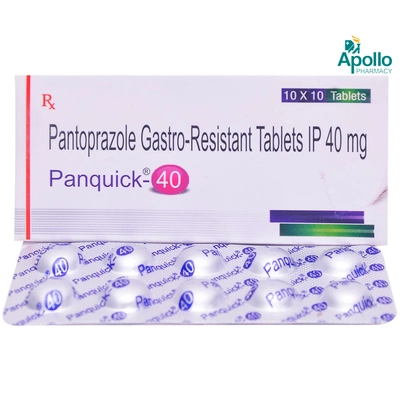 Panquick 40 mg Tablet 10's, Pack of 10 TabletS