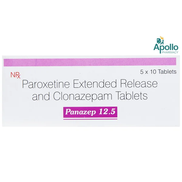 Panazep 12.5 Tablet 10's, Pack of 10