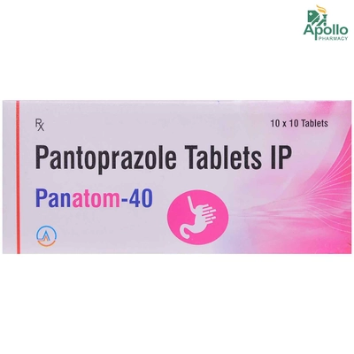 Panatom 40 Tablet 10's, Pack of 10 TABLETS