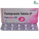 Panatom 40 Tablet 10's, Pack of 10 TABLETS