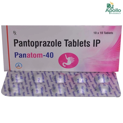 Panatom 40 Tablet 10's, Pack of 10 TABLETS