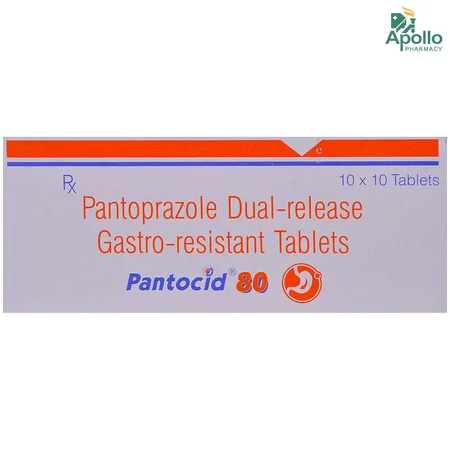 Pantocid 80 mg Tablet 10's