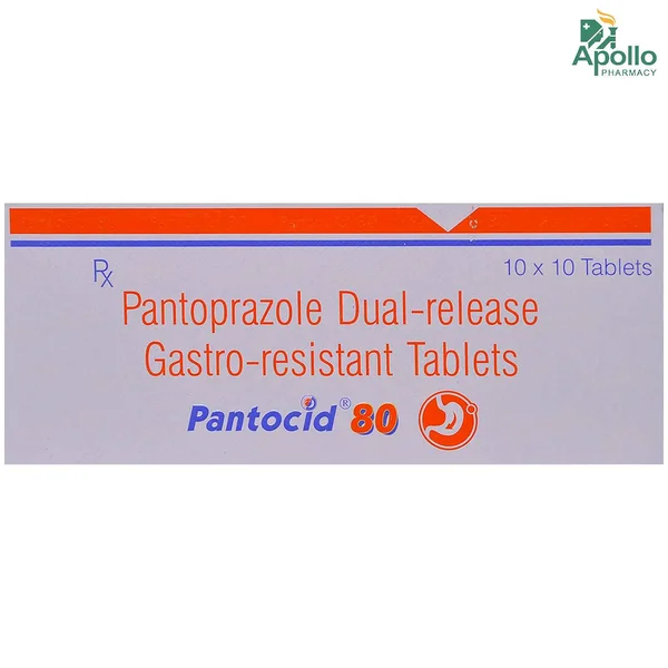 Pantocid 80 mg Tablet 10's