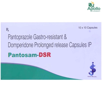 Pantosam-DSR Capsule 10's, Pack of 10 CAPSULES