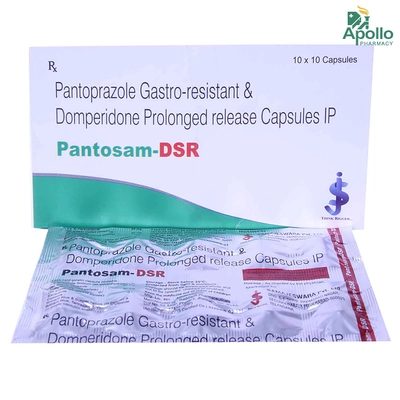 Pantosam-DSR Capsule 10's, Pack of 10 CAPSULES