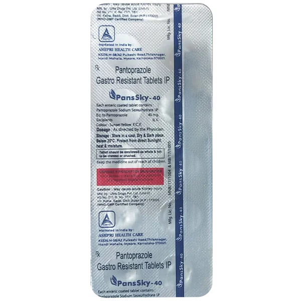 Panssky-40 Tablet 10's