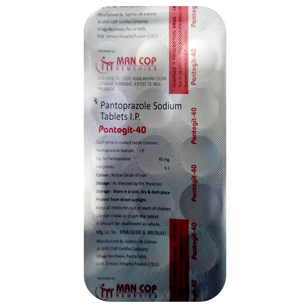 Pantogit-40 Tablet 15's