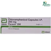 Paraxin 250 Capsule 10's, Pack of 10 CAPSULES