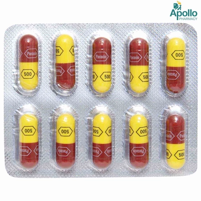 Paraxin 500 Capsule 10's, Pack of 10 CAPSULES