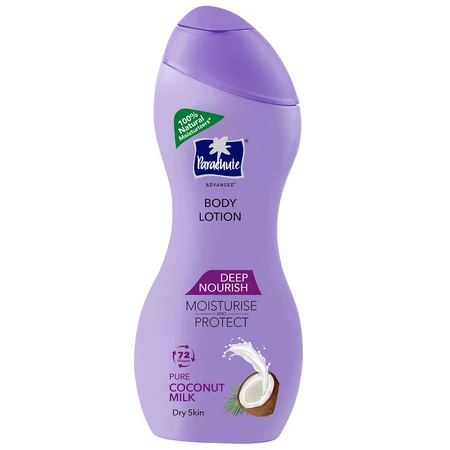 Parachute Advansed Deep Nourish Body Lotion 225 ml | Coconut Milk | Intense Moisturization | 100% Natural | For Dry Skin