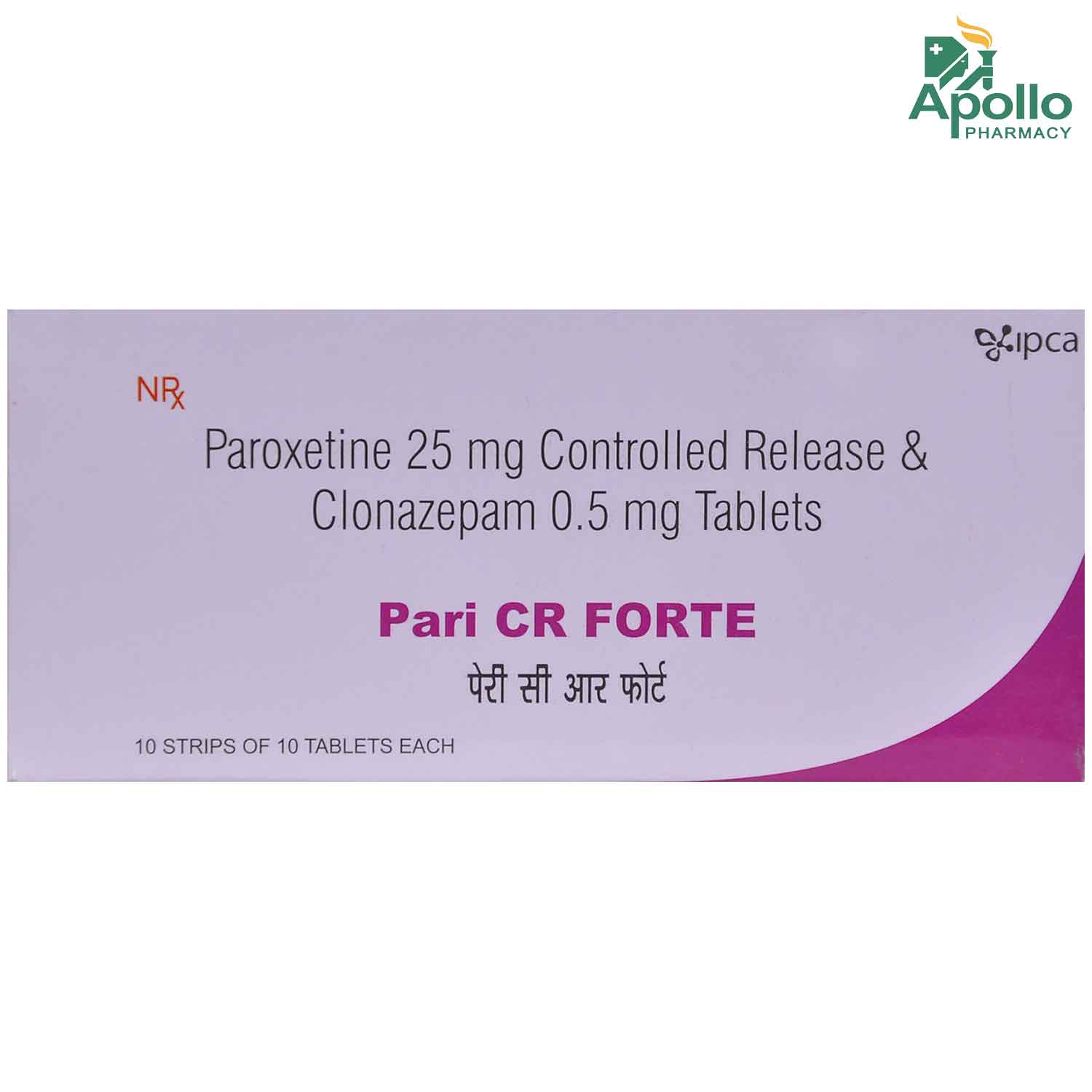 Pari CR Forte Tablet 10's, Pack of 10 Pari CR Forte Tablet 10's, Pack of 10