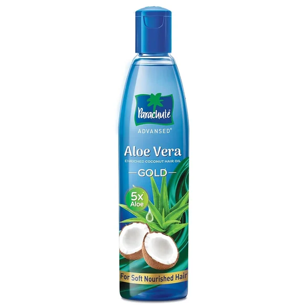 Parachute Advansed Aloe Vera Enriched Gold Coconut Hair Oil, 225 ml, Pack of 1