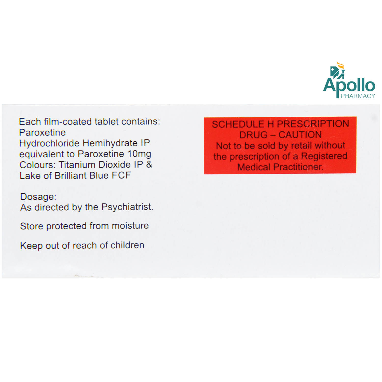 Pari 10 Tablet 15's, Pack of 15 TABLETS