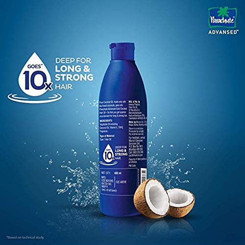 Parachute Advansed Gold Coconut Hair Oil, 500 ml, Pack of 1 Parachute Advansed Gold Coconut Hair Oil, 500 ml, Pack of 1