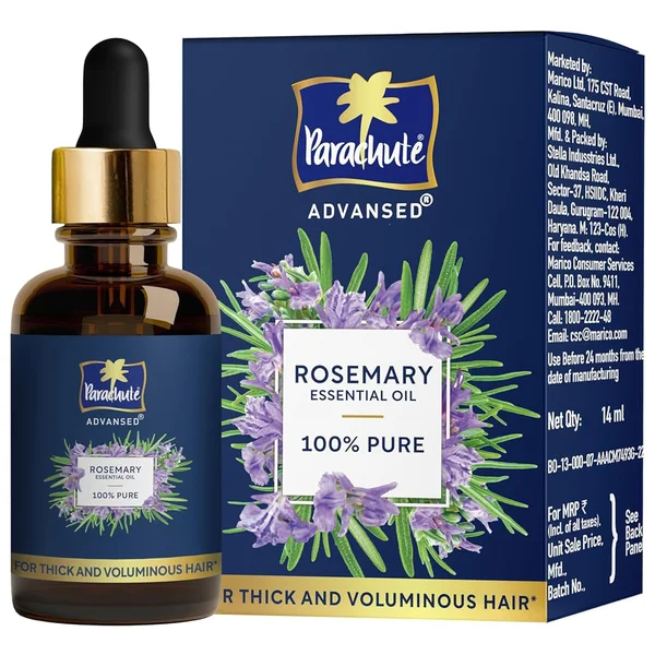 Parachute Advanced Rosemary Essential Oil, 14 ml