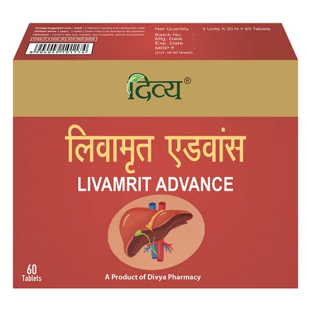 Patanjali Divya Livamrit Advance, 60 Tablets