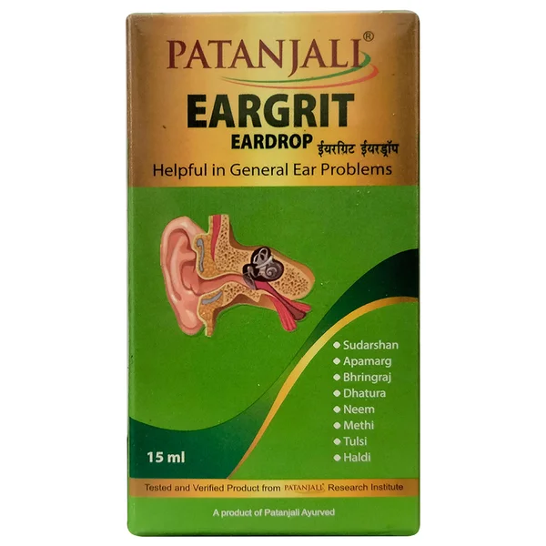 Patanjali Eargrit Eardrop, 15 ml