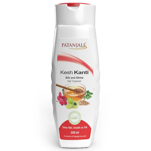 Patanjali Kesh Kanti Silk & Shine Hair Cleanser, 200 ml