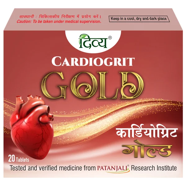 Patanjali Divya Cardiogrit Gold, 20 Tablets