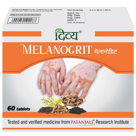 Patanjali Divya Melanogrit, 60 Tablets
