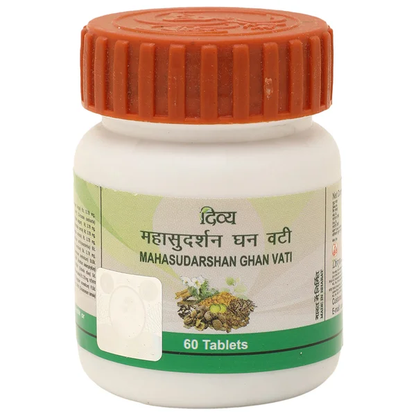 Patanjali Divya Mahasudarshan Ghan Vati, 60 Tablets