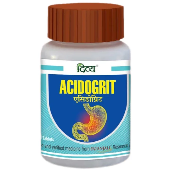 Patanjali Divya Acidogrit, 60 Tablets