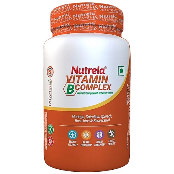Patanjali Nutrela Vitamin B Complex, 30 Capsules