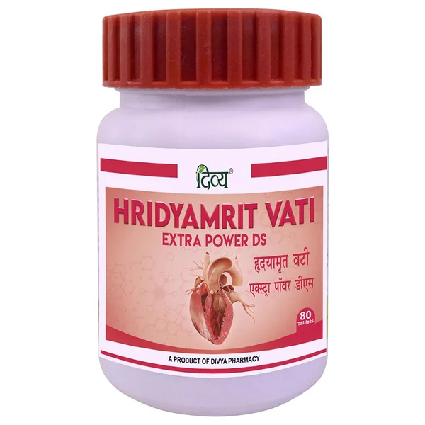Patanjali Divya Hridyamrit Vati Extra Power, 80 Tablets