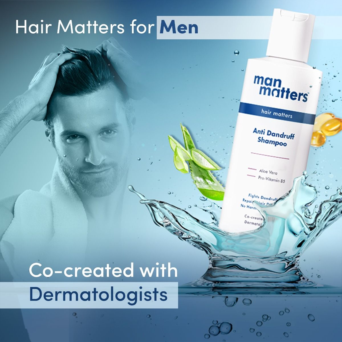 Man Matters Anti Dandruff Shampoo, 100 ml Price, Uses, Side Effects