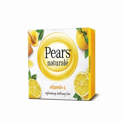 Pears Naturale Vitamin C Refreshing Bathing Bar, 100 gm, Pack of 1