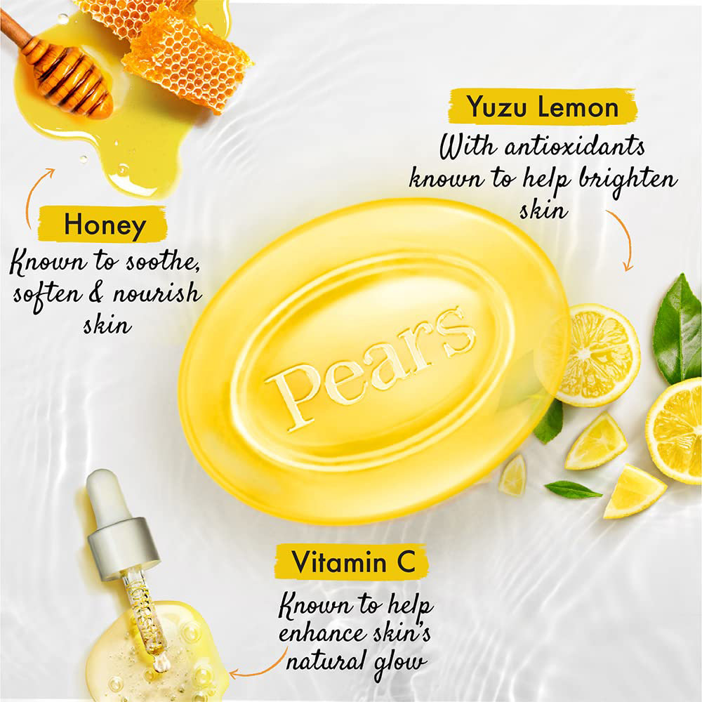 Pears Naturale Vitamin C Refreshing Bathing Bar, 100 gm, Pack of 1 Pears Naturale Vitamin C Refreshing Bathing Bar, 100 gm, Pack of 1