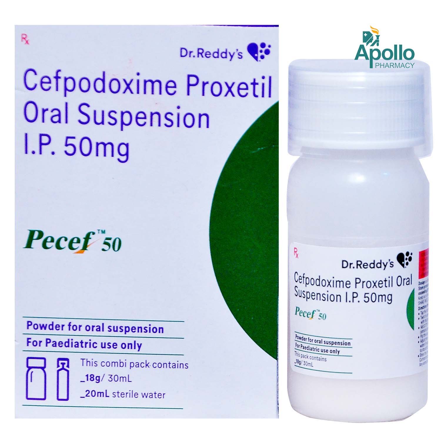 Pecef 50 Oral Suspension 30 ml, Pack of 1 Oral Suspension Pecef 50 Oral Suspension 30 ml, Pack of 1 Oral Suspension